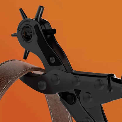 Pinza a fustella perforatrice fustellatrice per fori netti e precisi 6 misure  testa girevole - enzoled