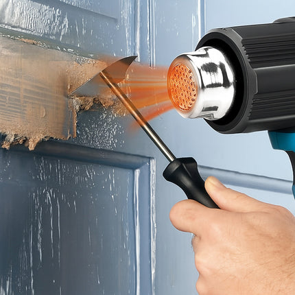 Pistola termica aria calda doppia batteria 48V con display