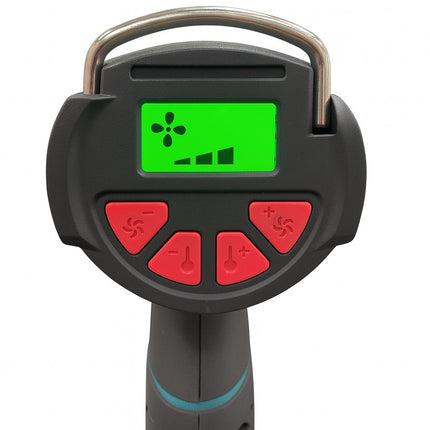 Pistola termica aria calda doppia batteria 48V con display