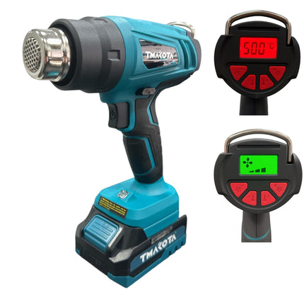 Pistola termica aria calda doppia batteria 48V con display