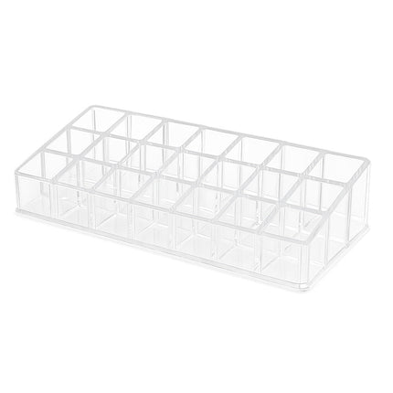 Organizer trucchi 24 scomparti espositore smalti rossetti cosmetici enzoled