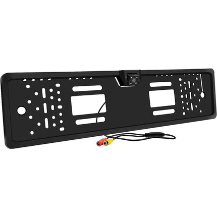 Portatarga con telecamera retromarcia integrata 4 led infrarossi per visione notturna staffa porta targa con camera posteriore parcheggio - enzoled