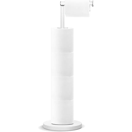 Piantana porta rotolo da terra con vano scorta per bagno da terra