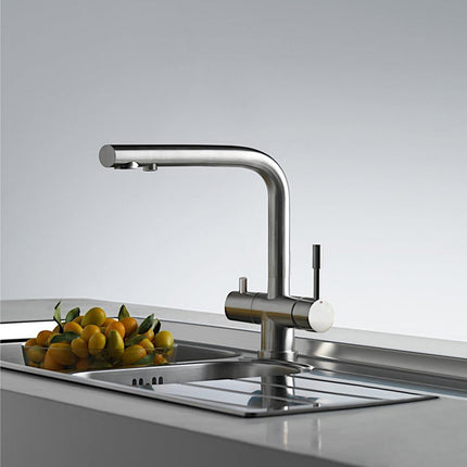 Rubinetto da cucina a due vie per depuratore d'acqua due leve