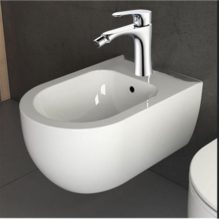 Rubinetto per bidet da bagno moderno miscelatore beccuccio orientabile modello Love - enzoled
