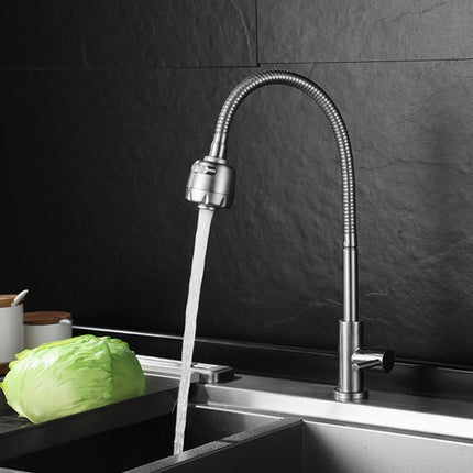 Rubinetto per lavello da cucina canna flessibile doppio getto enzoled