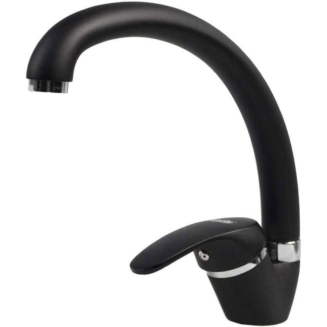 Rubinetto da cucina miscelatore per lavello colore nero opaco enzoled