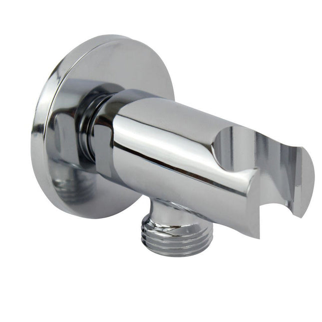 Deviatore tondo con supporto doccia attacco ½” cromato lucido