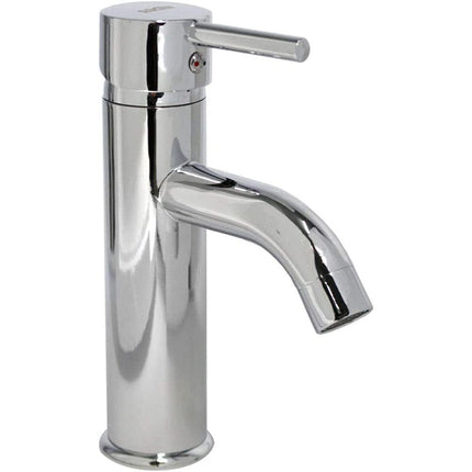 Rubinetto miscelatore per lavabo da bagno a canna alta moderno per lavandino modello Pisa - enzoled