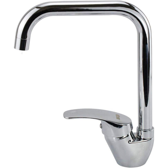 Rubinetto da cucina a canna alta quadrata miscelatore da lavandino enzoled