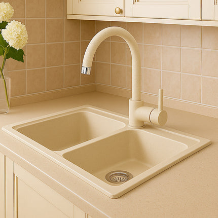 Rubinetto per lavello da cucina a canna alta fragranite enzoled