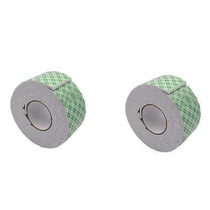 Nastro biadesivo 2 pezzi doppio lato adesivo ultra resistente 2 metri spessore 3,6 cm - enzoled