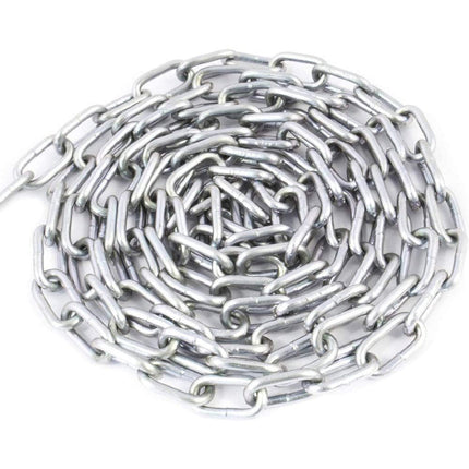 Catena in acciaio zincato Ø 4 mm 1.5 metri per lucchetti sicurezza decorazione - enzoled