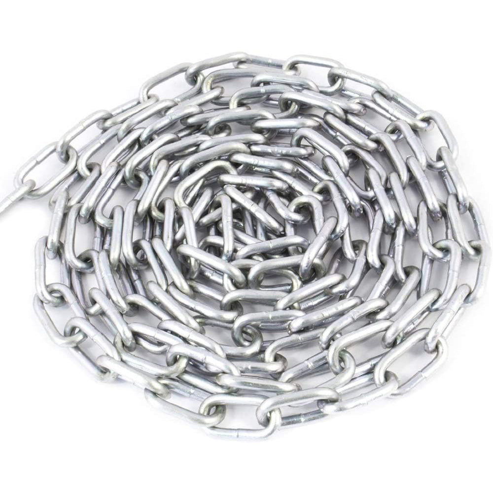 Catena in acciaio zincato Ø 4 mm 1.5 metri per lucchetti sicurezza decorazione - enzoled