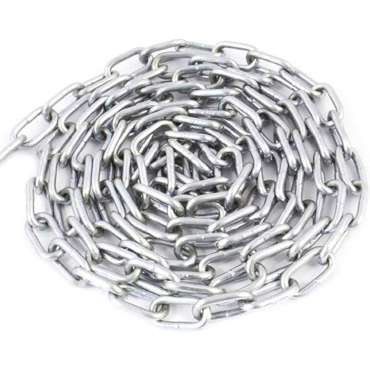 Catena in acciaio zincato Ø 4 mm 1.5 metri per lucchetti sicurezza decorazione - enzoled