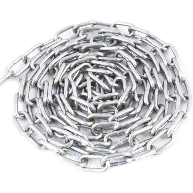 Catena in acciaio zincato Ø 4 mm 1.5 metri per lucchetti sicurezza decorazione - enzoled