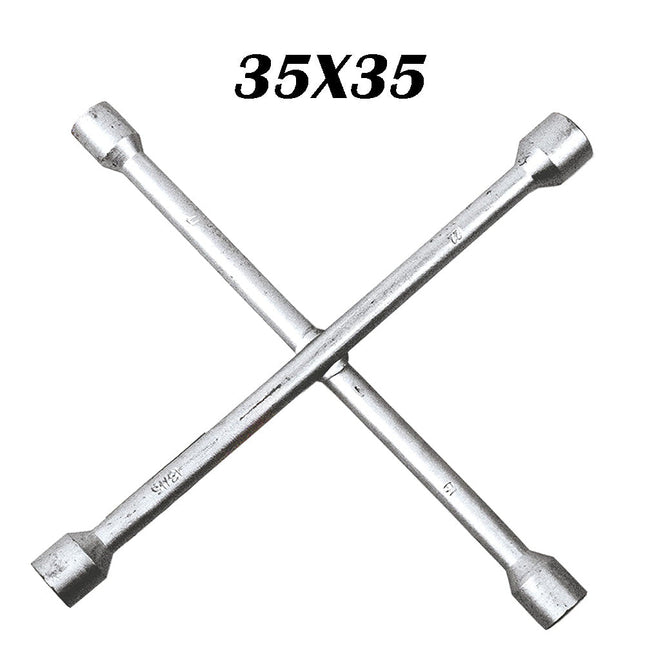 Chiave a croce per auto ruote tubi bulloni in acciaio 4 bussole  varie misure - enzoled