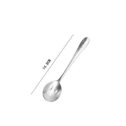 Set 6 cucchiaini da te in acciaio posate da caffe dolce cucchiaio da dessert - enzoled