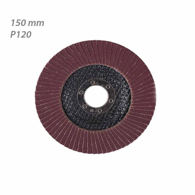 Disco lamellare per smerigliatrice angolare disco lamellare abrasivo per lucidare e sgrossare 150 180 mm P60 P120 P240 - enzoled