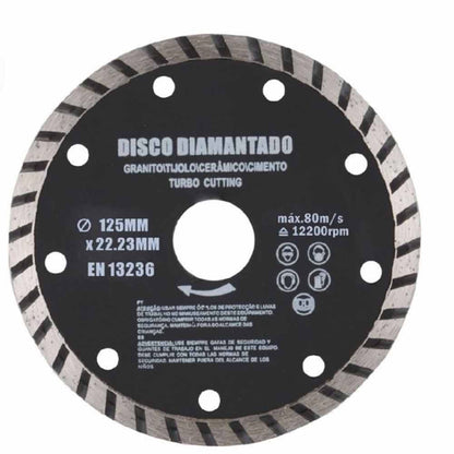 Disco diamantato 125 mm per tagliapiastrelle lama per smerigliatrice flex per tagliare calcestruzzo mattoni cemento piastrelle di ceramica - enzoled