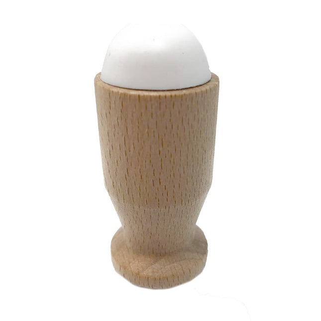 Ferma porta da parete 20 grammi in legno con tampone in gomma ammortizzatore fermaporta paracolpi 60x28 mm - enzoled