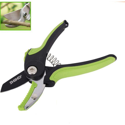 Forbici per potatura da Giardino 180 mm cesoia tagliarami con Manico Antiscivolo troncarami Professionale per Taglio di Rami - enzoled