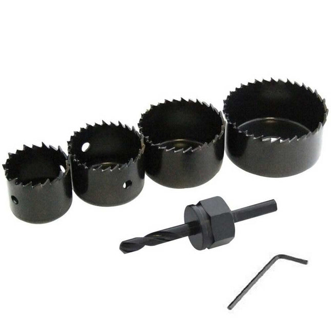 Set frese a tazza 4 pezzi per fori su legno plastica metallo fresa punta trapano varie misure - enzoled