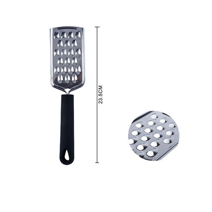 Grattugia manuale per scaglie di formaggio verdure cioccolato in acciaio manico antiscivolo - enzoled