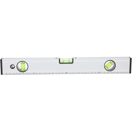 Livella a bolla magnetica in alluminio strumento per misurazione orizzontale verticale 45° precisione 0.5mm/m righello 40 cm - enzoled