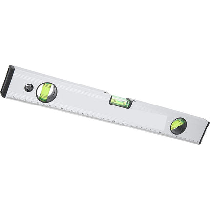 Livella a bolla magnetica in alluminio strumento per misurazione orizzontale verticale 45° precisione 0.5mm/m righello 40 cm - enzoled