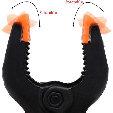 Morsetti a molla in nylon 3 pezzi strettoio pinza 9 cm apertura massima 40 mm clip di fissaggio per fondali in mussola sfondi fotografici - enzoled