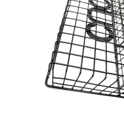Portaposate da cassetto 4 scomparti in metallo organizer cassetti da cucina vassoio porta posate forato - enzoled