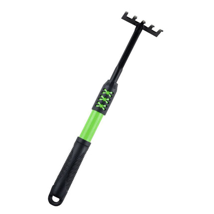 Rastrello da giardino 5 denti 40 cm utensile per giardinaggio in orto aiuola - enzoled