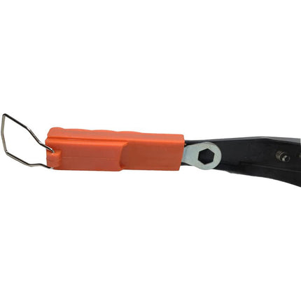 Pinza rivettatrice con 4 testine per rivetti 2.4 3.2 4.0 4.8 mm intercambiabili per rivettatura - enzoled