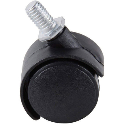 Set 4 rotelle piroettanti da trasporto per mobili cestelli ruote pivotanti di ricambio girevoli per sedie ufficio tavolini 40 mm rotanti 360° - enzoled