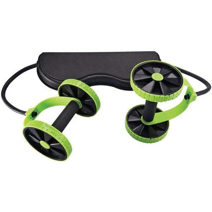 Base Fitness con Ruote Addominali estensori Elastici Ruota per Esercizi Fascia di Resistenza Addome Spalle Glutei - enzoled