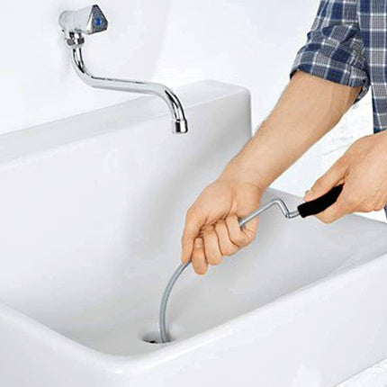 Sturalavandino flessibile a molla sonda manuale stura tubi spirale per scarichi di doccia lavabo 3 mt - enzoled