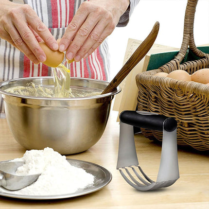 Taglia pasta impastatrice manuale per burro farina taglia impasto miscelatore 4 lame in acciaio - enzoled