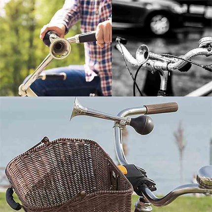 Trombetta per Bicicletta retrò Campanello Suonare Bici clacson Tromba - enzoled