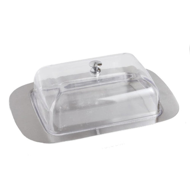 Vassoio Porta Burro in Alluminio con Coperchio Piatto Contenitore Salva freschezza - enzoled