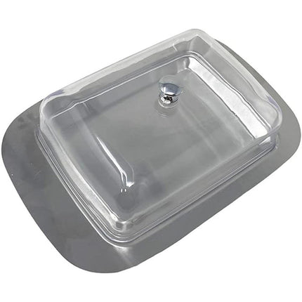 Vassoio Porta Burro in Alluminio con Coperchio Piatto Contenitore Salva freschezza - enzoled