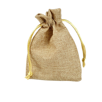 Sacchetti portaconfetti juta 12 PZ con cordoncino per regalo eventi