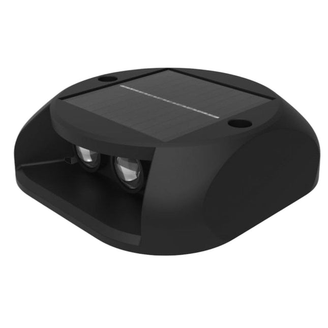 Faretto segnapasso con pannello solare 0.4 watt luce a led per sentieri luce calda 3000k IP54 - enzoled