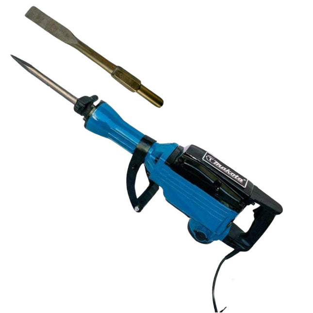 Trapano demolitore 2500 watt 1800 giri/min con 2 punte 16 “martello pneumatico elettrico in valigetta - enzoled