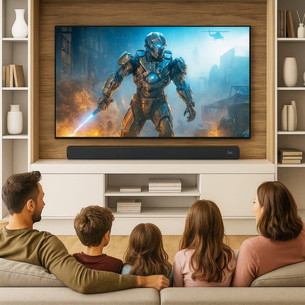 Soundbar bluetooth per tv 120 Watt HDMI AUX OPT con telecomando