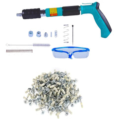 Pistola sparachiodi con 100 chiodi 40mm spara chiodi manuale per legno acciaio cemento con accessori fai da te - enzoled