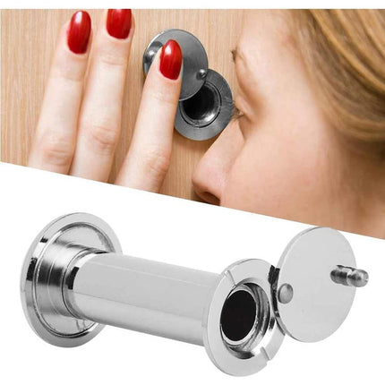 Spioncino di sicurezza grandangolare con coperchio  occhiello per porte da 35-55 mm - enzoled