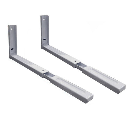 Coppia di staffe supporto forno a microonde estensibile da 36 a 46 cm
