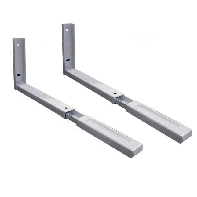 Coppia di staffe supporto forno a microonde estensibile da 36 a 46 cm
