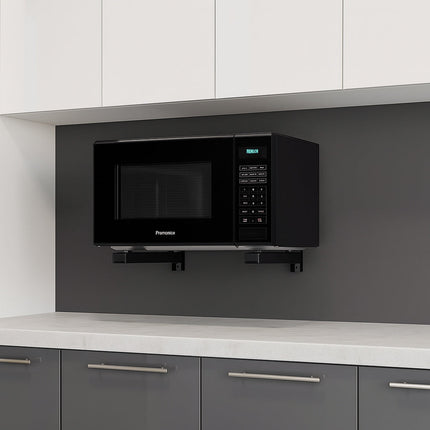 Coppia di staffe supporto forno a microonde estensibile da 36 a 46 cm